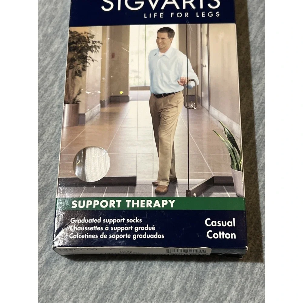 Sigvaris Life For Legs Support Therapy Stockings Knee Hi Size C Shoe 11.5-14 New